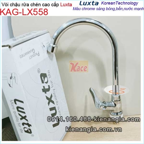 Vòi chậu rửa chén lạnh Luxta Korea KAG-LX558