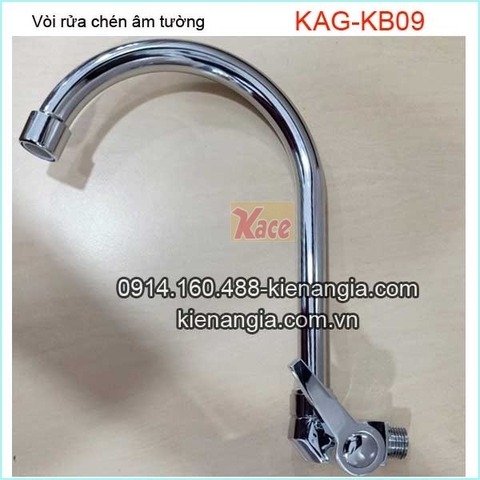 Vòi rửa bát lạnh âm tường giá rẻ KAG-KB09