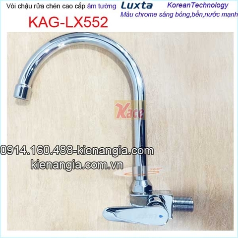 Vòi rửa chén âm tường lạnh KAG-LX552
