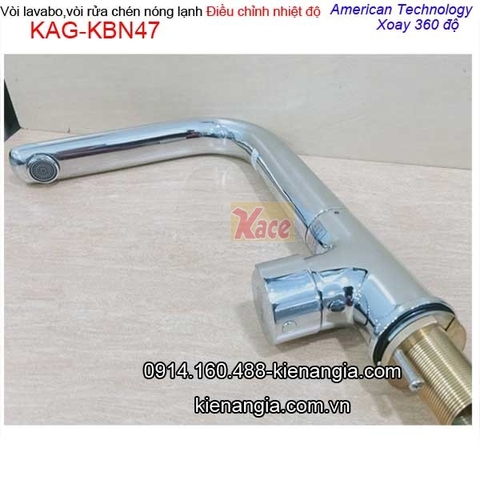 Vòi rửa chén điều chỉnh nhiệt độ KAG-KBN47