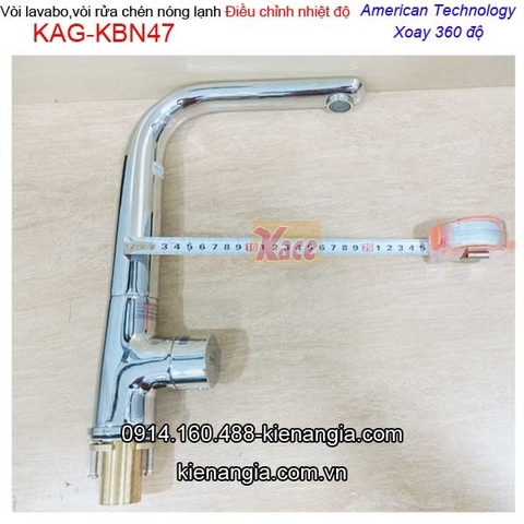 Vòi rửa chén điều chỉnh nhiệt độ KAG-KBN47
