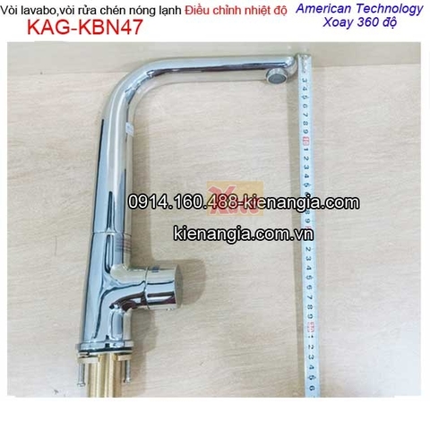 Vòi rửa chén điều chỉnh nhiệt độ KAG-KBN47