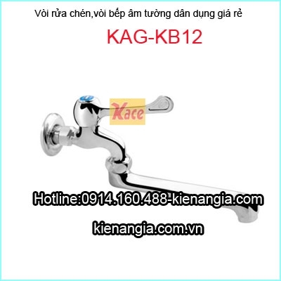 Vòi rửa chén giá rẻ âm tườngvòi bồn tắm KAG-KB12