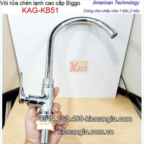 Vòi rửa chén lạnh cao cấp Biggo KAG-KB51