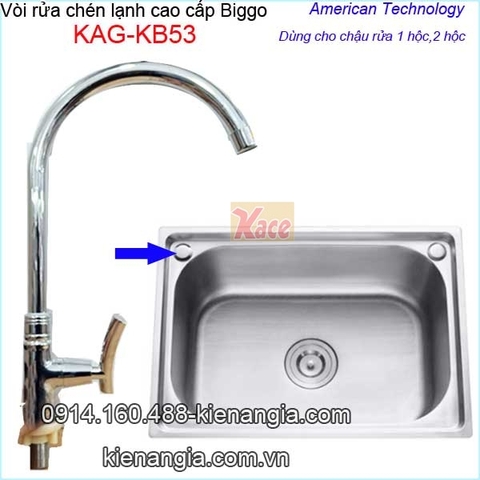 Vòi rửa chén lạnh cao cấp Biggo KAG-KB53