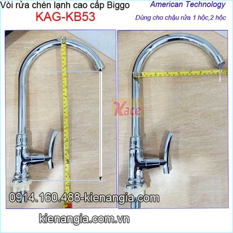 Vòi rửa chén lạnh cao cấp Biggo KAG-KB53