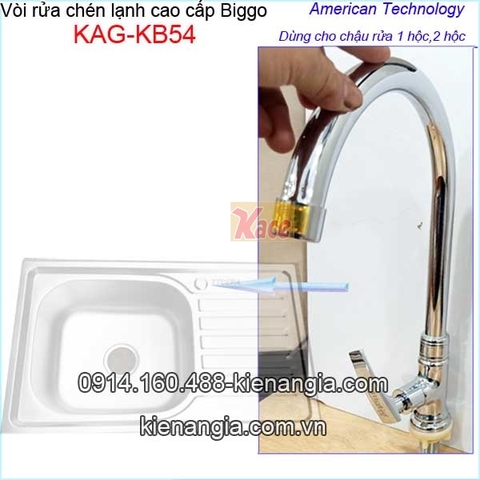 Vòi rửa chén lạnh cao cấp Biggo KAG-KB54