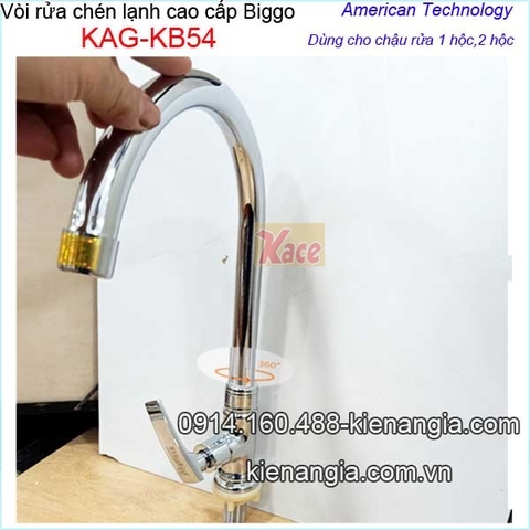 Vòi rửa chén lạnh cao cấp Biggo KAG-KB54