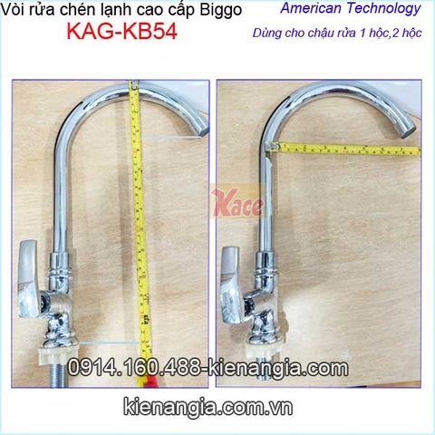 Vòi rửa chén lạnh cao cấp Biggo KAG-KB54