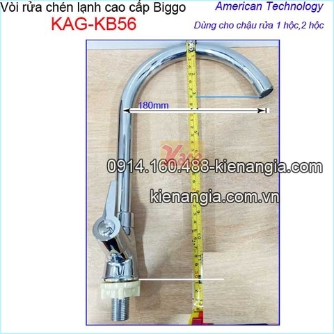 Vòi rửa chén lạnh cao cấp Biggo KAG-KB56