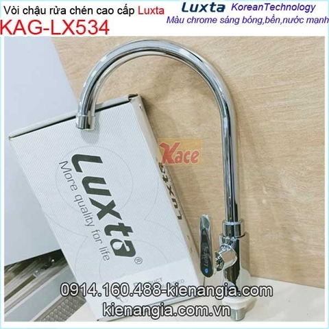 Vòi rửa chén lạnh cao cấp thân vuông KAG-LX534