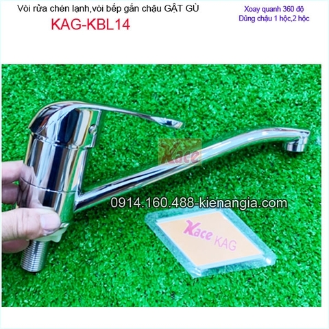 Vòi rửa chén lạnh gật gù giá rẻ KAG-KBL14