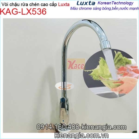 Vòi rửa chén lạnh thân vuông cao cấp Luxta KAG-LX536