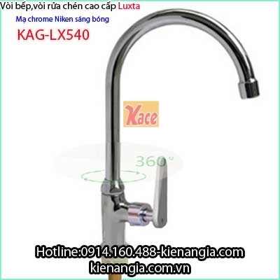 Vòi rửa chén lạnh thân vuông Luxta KAG-LX540