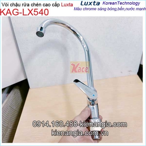 Vòi rửa chén lạnh thân vuông Luxta KAG-LX540