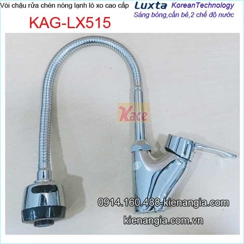 Vòi rửa chén lò xo nóng lạnh Luxta KAG-LX515