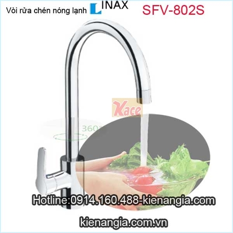 Vòi rửa chén nóng lạnh INAX SFV-802S