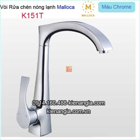 Vòi rửa chén nóng lạnh Malloca-K151T