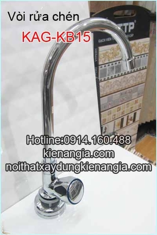 Vòi rửa chén tay vặn giá rẻ KAG-KB15