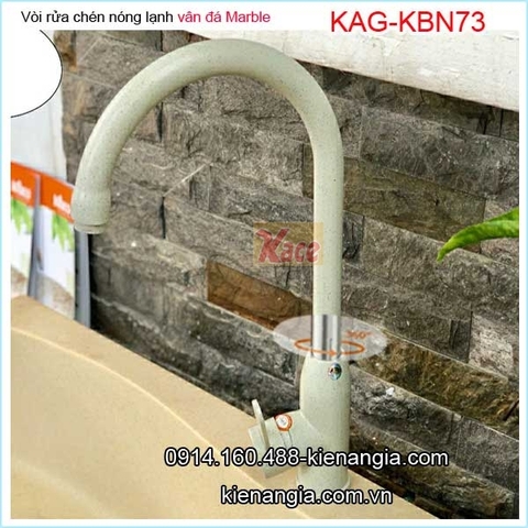 Vòi rửa chén vân đá mài nóng lạnh KAG-KBN73