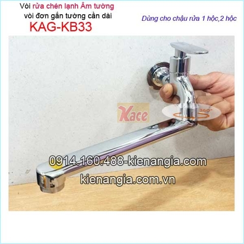 Vòi rửa chén,vòi bếp âm tường giá rẻ KAG-KB33
