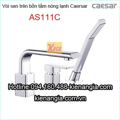 Vòi sen bồn tắm gócbồn tắm dài Caesar AS111C