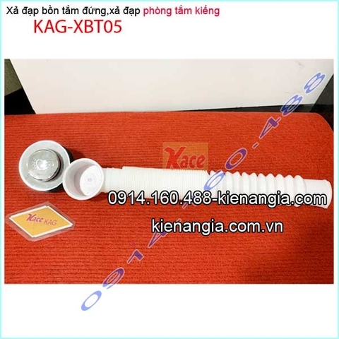Xả bồn tắm đứngbộ xả khay tắm kính KAG-XBT05