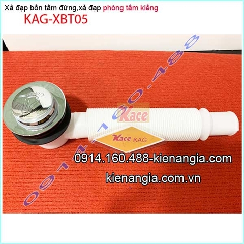 Xả bồn tắm đứngbộ xả khay tắm kính KAG-XBT05