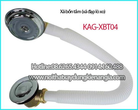 Xả bồn tắm nằmxả đạp lò xo bồn tắm dài KAG-XBT04
