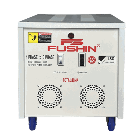 Biến áp 1 pha ra 3 pha 380V - 10HP FUSHIN