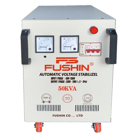 Ổn áp 1 Pha 50KVA điện áp dải 50V~250V