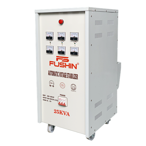 Ổn áp 3Pha 25KVA Dải 260V~430V ra 220V-380V