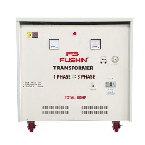 Biến áp 1 pha ra 3pha 220V - 100HP FUSHIN