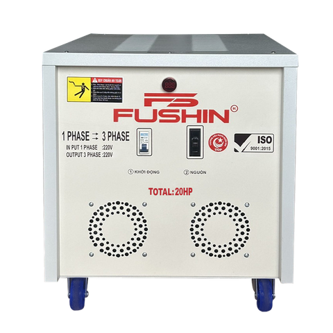 Biến áp 1 pha ra 3pha 220V - 20HP Fushin