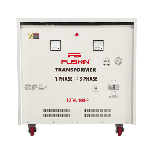 Biến áp 1 pha ra 3 pha 380V - 100HP FUSHIN