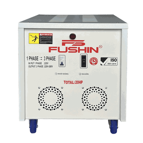 Biến áp 1 pha ra 3 pha 380V - 20HP FUSHIN