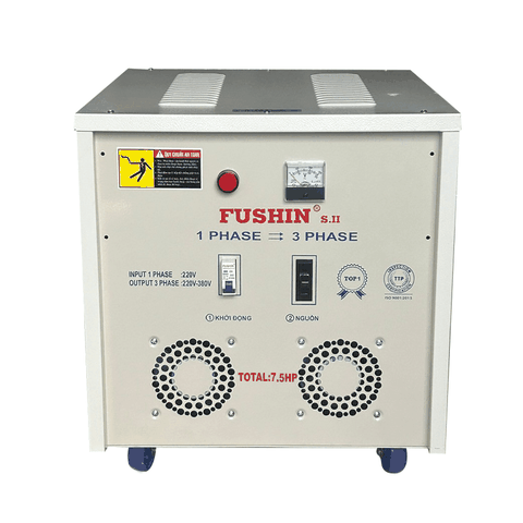 Biến áp 1 pha ra 3 pha 380V - 7.5HP FUSHIN