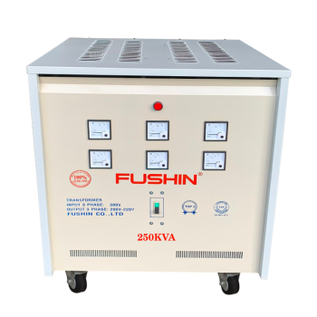Biến Áp 3 Pha 250KVA Tự Ngẫu 380V/220V