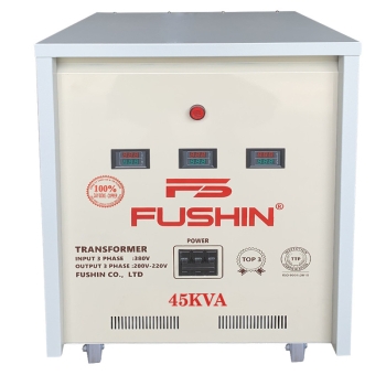 Biến Áp 3 Pha 45KVA Tự Ngẫu 380V/220V - Dây Đồng