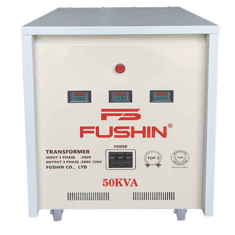 Biến Áp 3 Pha 50KVA Tự Ngẫu 380V/220V