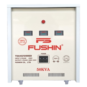 Biến Áp 3 Pha 50KVA Tự Ngẫu 380V/220V - Dây Đồng