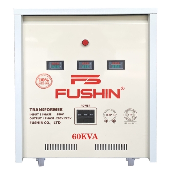 Biến Áp 3 Pha 60KVA Tự Ngẫu 380V/220V - Dây Đồng