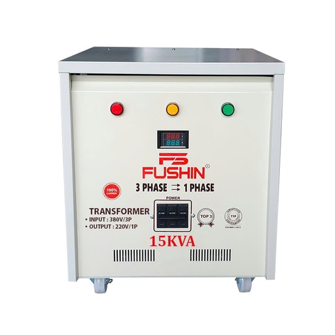 Biến Áp 3 Pha Ra 1 Pha 15KVA  - Dây Đồng