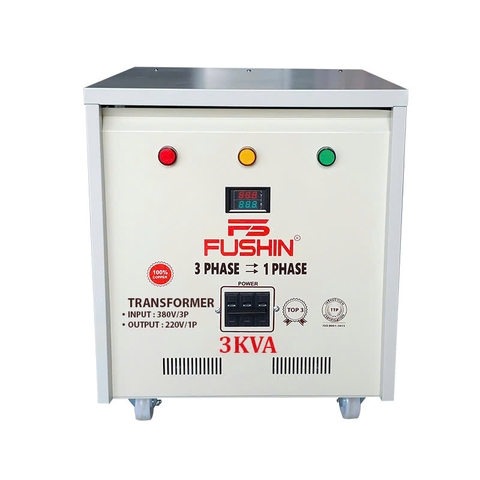 Biến Áp 3 Pha Ra 1 Pha 3KVA  - Dây Đồng