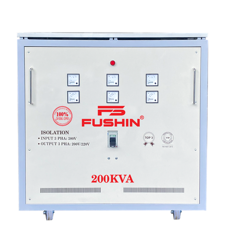 Biến áp 3 Pha cách ly 200KVA 380V/220V - DÂY ĐỒNG