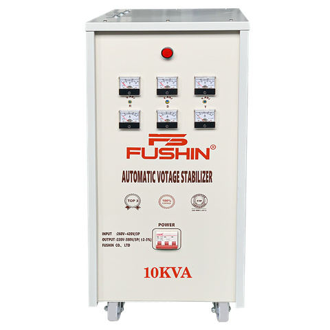 Ổn áp 3Pha 10KVA Dải 260V~430V ra 220V-380V