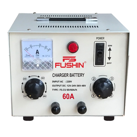 Sạc Tăng Giảm 60A (12~48V) - Dây Đồng