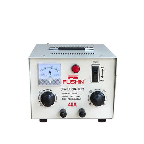 Sạc Tăng Giảm 40A (12-24V) - Dây Đồng