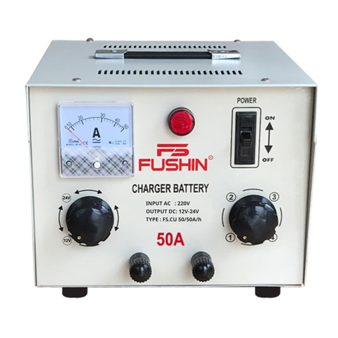 Sạc Tăng Giảm 50A (12-24V) - Dây Đồng