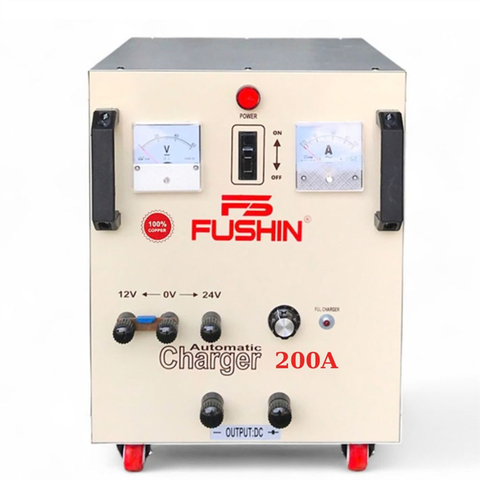 Sạc Tự Động 200A (12-24V) - Dây Đồng